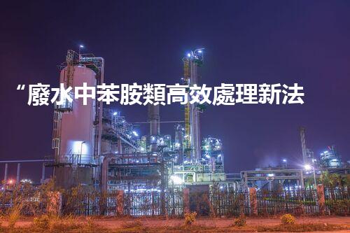 “廢水中苯胺類高效處理新法，環(huán)保先鋒引領綠色以后”